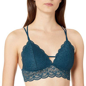 Mae Women's Strappy Back Lace Bralette (A-C cups)